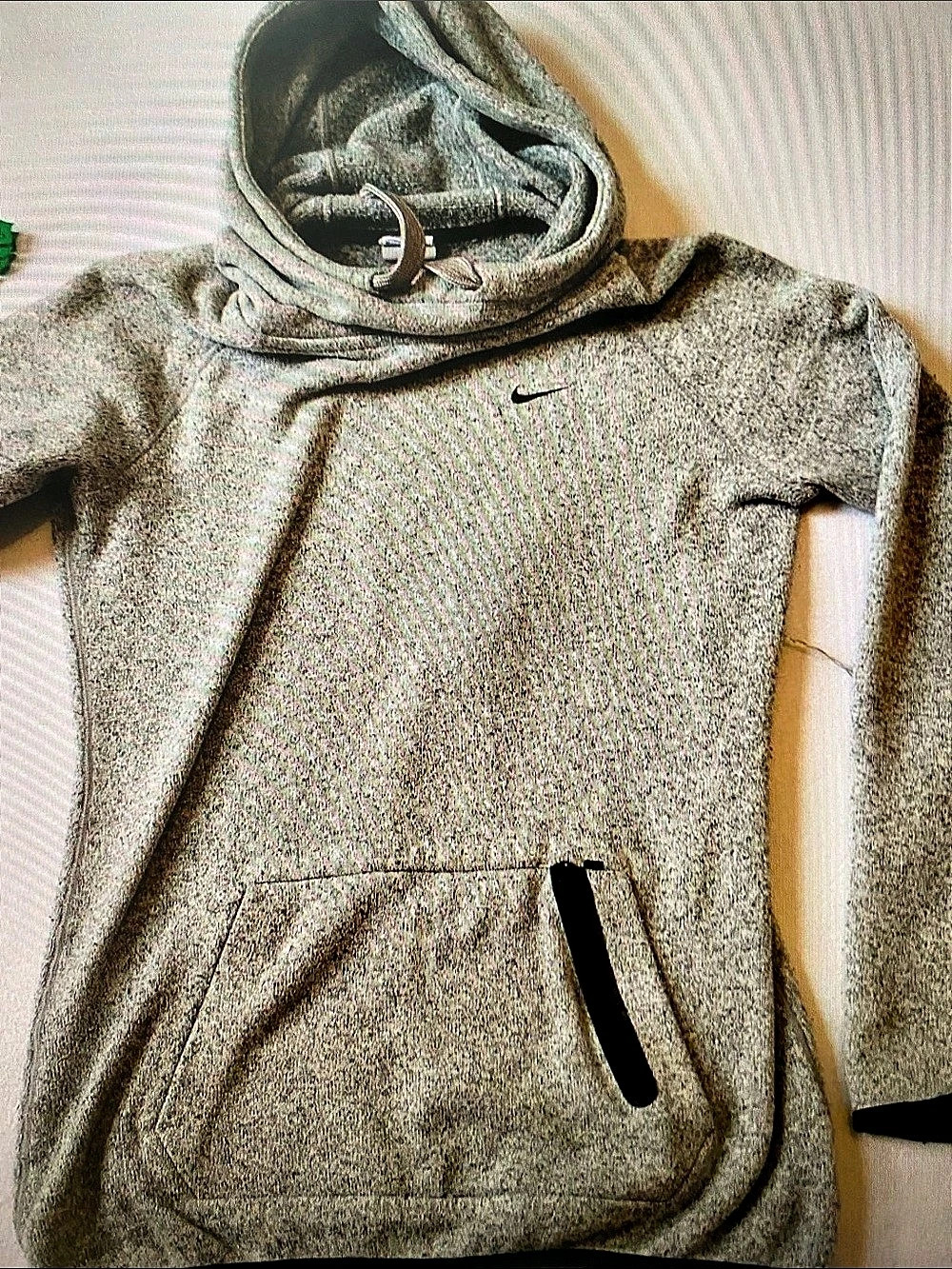 Nike Sportswear Fleece Funnel-Neck Hoodie Gray